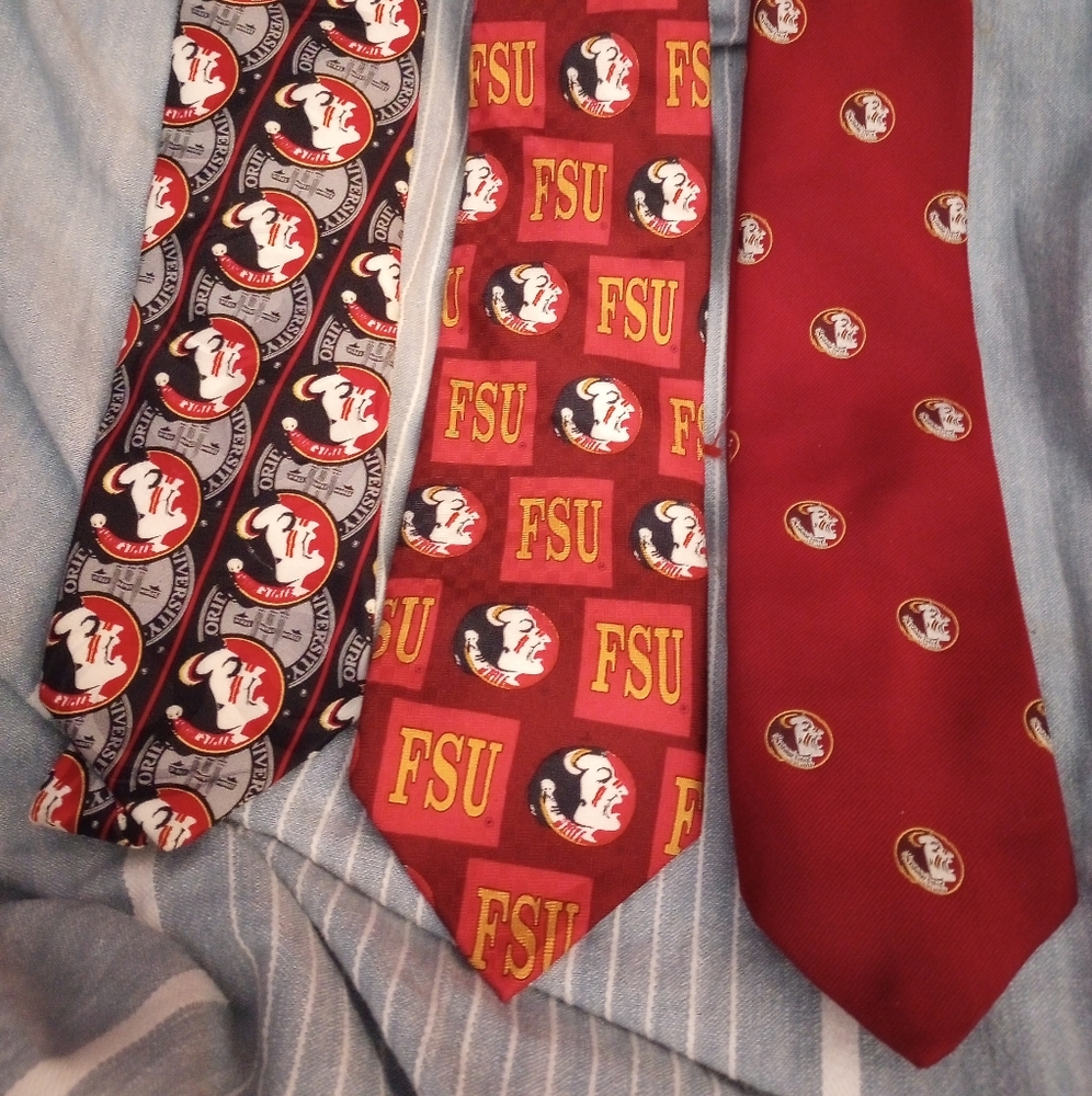 3 FSU FLORIDA STATE TIES